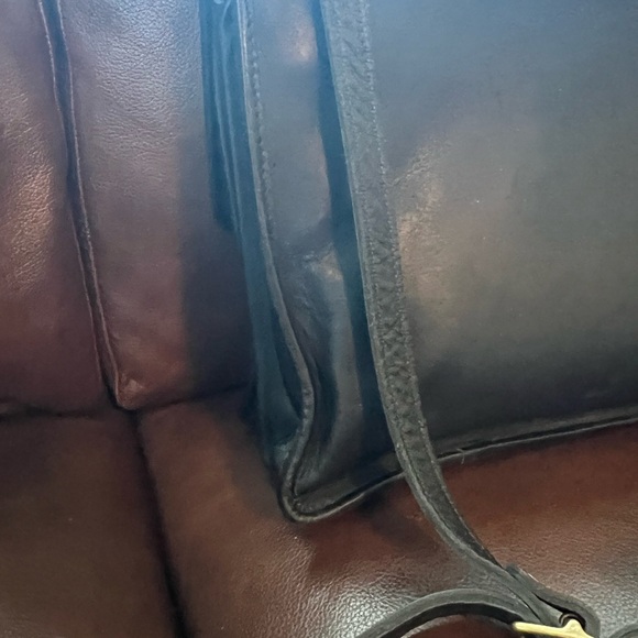 Jack Georges Classic Black Leather Briefcase - Picture 9 of 16